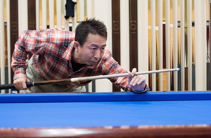 岩間和彦講師のプレー写真